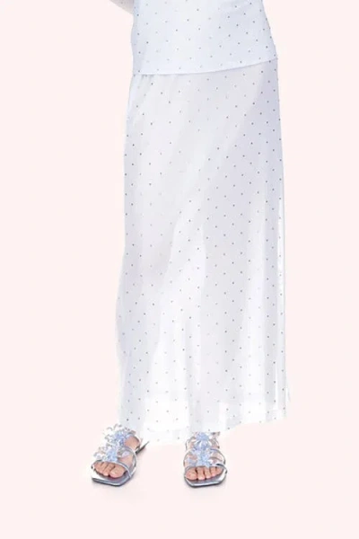 Anna Sui Rhinestone Mesh Skirt