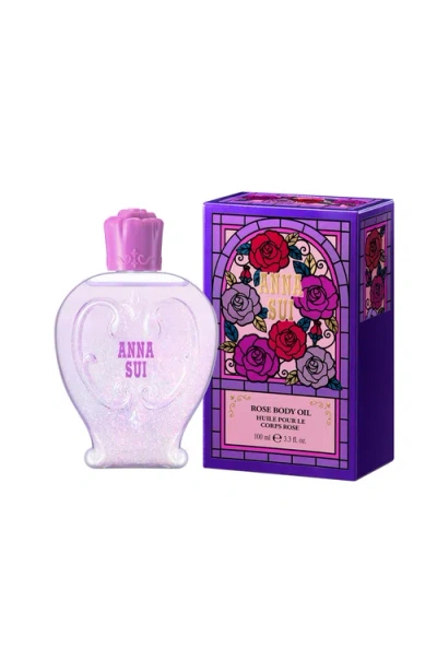 Anna Sui Rose Body Oil In Transparent