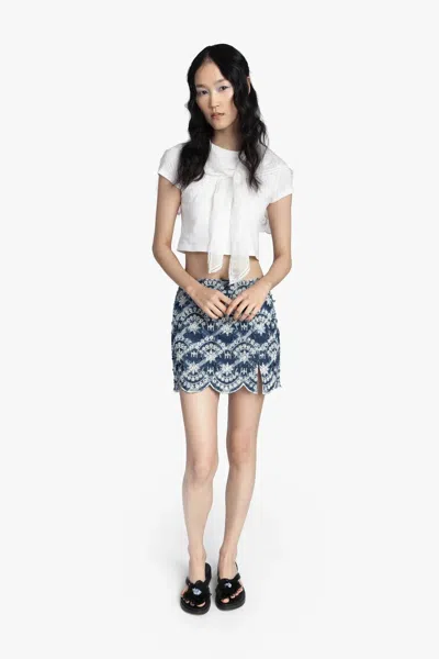 Anna Sui Sailor Deco Tee In White