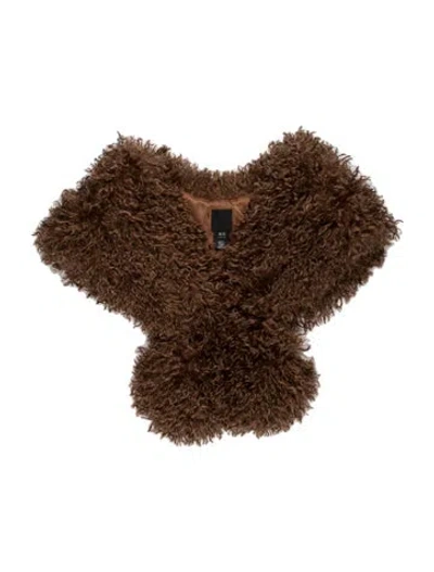 Pre-owned Anna Sui Scarf In Neutrals
