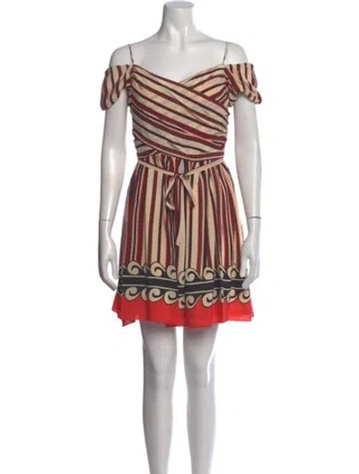 Pre-owned Anna Sui Silk Mini Dress