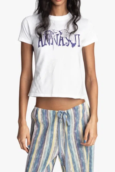 Anna Sui Sleeping Beauty T-shirt In White