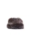Anna Sui Solid Color Hat In Brown