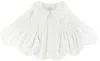 Anna Sui Ssense Exclusive Baby White Cape In White