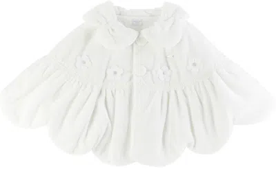 Anna Sui Ssense Exclusive Baby White Cape