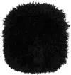 Anna Sui Ssense Exclusive Black Faux-fur Muff Hand Warmer In Black