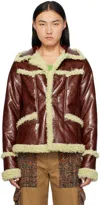 Anna Sui Ssense Exclusive Brown Runway Jacket In Tobacco Multi