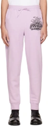 Anna Sui Ssense Exclusive Purple Mushroom Lounge Pants In Lavender Multi