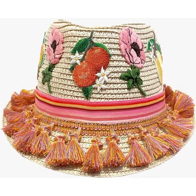 Anna Sui Tassel Fedora Hat