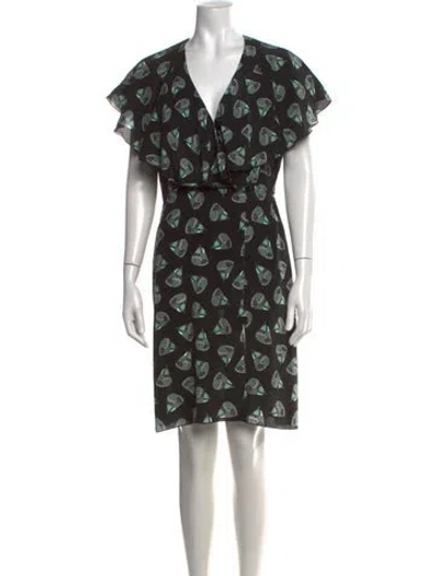 Pre-owned Anna Sui Vintage Knee-length Dress In Black