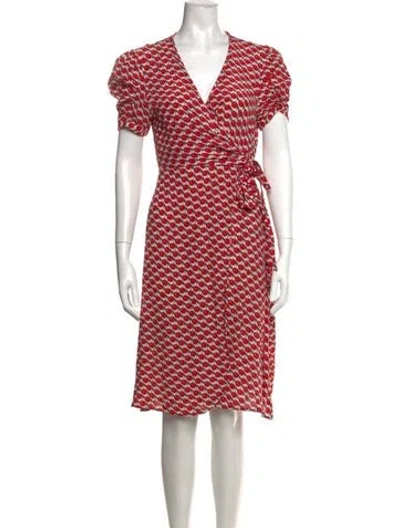 Pre-owned Anna Sui Vintage Knee-length Dress In Red