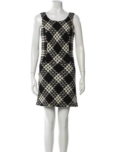 Pre-owned Anna Sui Vintage Mini Dress In Multi