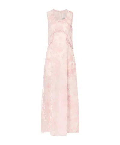 Anna Sui Vintage-style Midi Dress In Pink