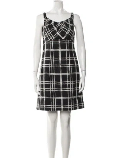 Pre-owned Anna Sui Wool Knee-length Dress In Gray