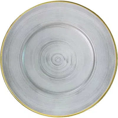 Anna Weatherley Anna's Charger Plate In Gray