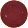 Anna Weatherley Anna's Charger Plate In Crimson