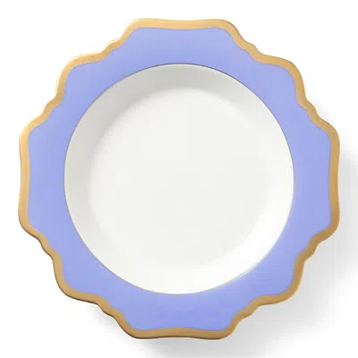 Anna Weatherley Anna's Palette Aqua Green Soup & Pasta Bowl In Blue