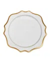 Anna Weatherley Anna's Palette Charger In Antique White