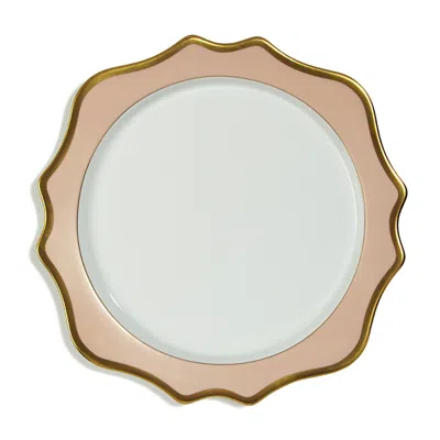 Anna Weatherley Anna's Palette Charger In Dusty Rose