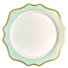Anna Weatherley Anna's Palette Charger Plate In Aqua Green