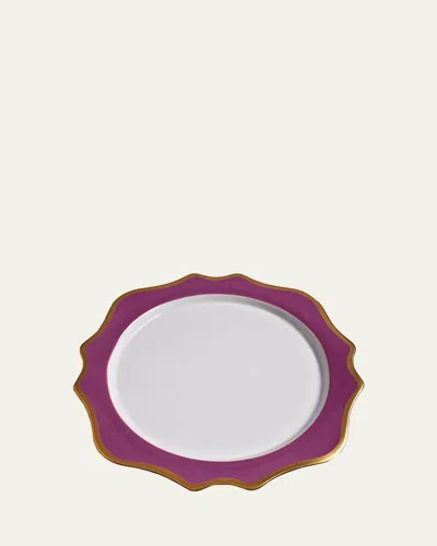 Anna Weatherley Anna's Palette Charger In Purple Orchid