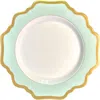 Anna Weatherley Aqua Rimmed Salad Plate In Aqua Green