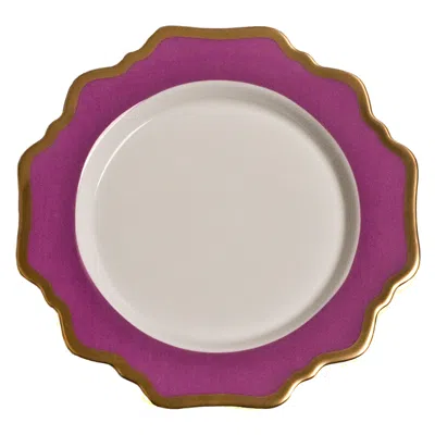 Anna Weatherley Anna's Palette Salad Plate In Pink
