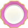 Anna Weatherley Purple Rimmed Salad Plate In Purple Orchid
