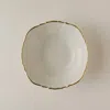 Anna Weatherley Simply Anna Open Vegetable Dish In White/gold