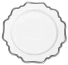 Anna Weatherley Antique Platinum Salad Plate In White