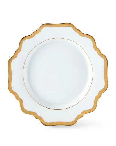 Anna Weatherley Antique White With Gold Bread & Butter Plate