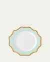 Anna Weatherley Aqua Rimmed Salad Plate