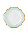 Anna Weatherley Aqua Rimmed Salad Plate
