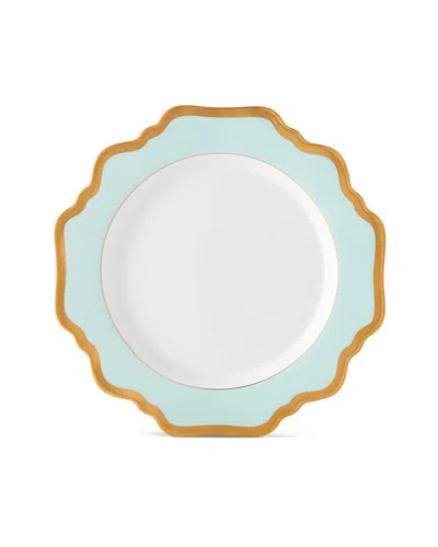 ANNA WEATHERLEY AQUA RIMMED SALAD PLATE,PROD222900102