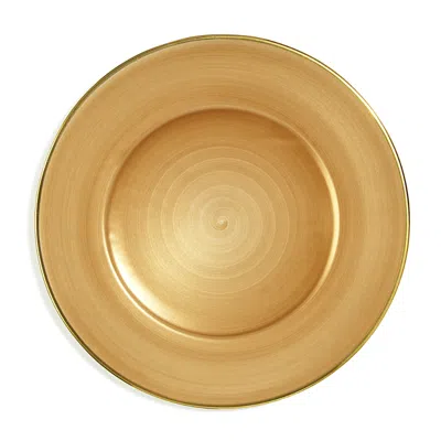 Anna Weatherley Brushed Gold Charger