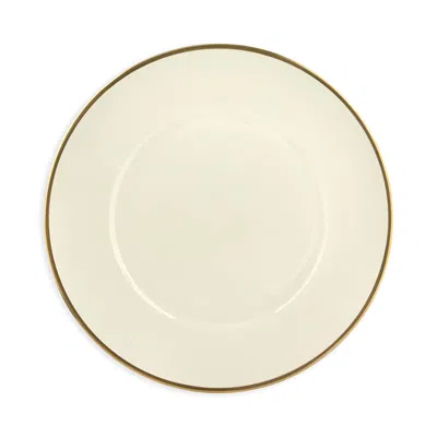 Anna Weatherley Brushed Gold Charger In Neutral