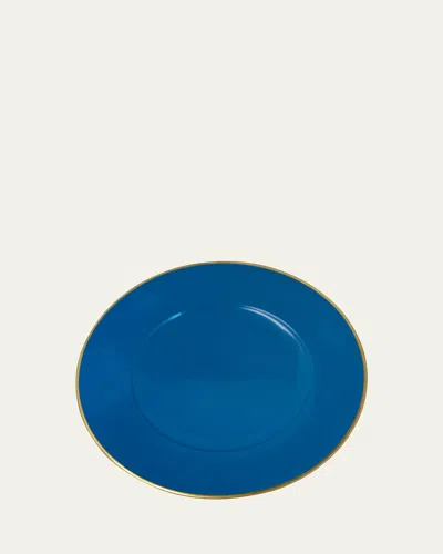 Anna Weatherley Colored Charger In Blue