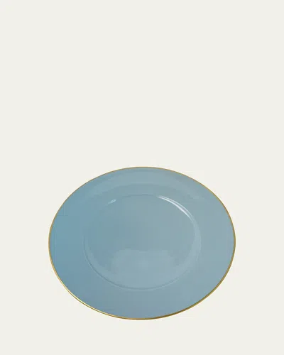 Anna Weatherley Colored Charger In Blue