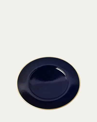 Anna Weatherley Colored Charger In Cobalt