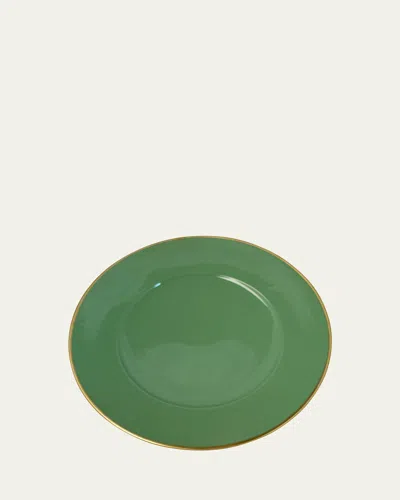 Anna Weatherley Colored Charger In Mint Green