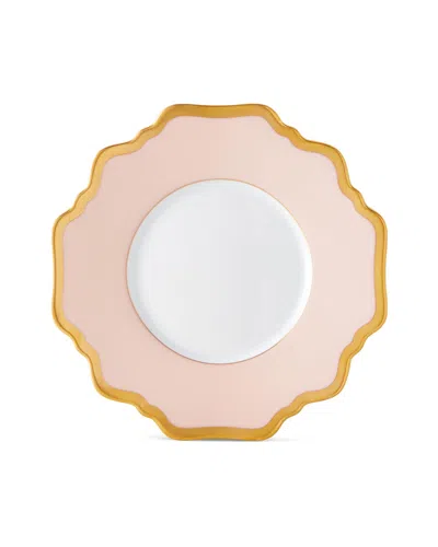 Anna Weatherley Anna's Palette Porcelain Tea Saucer In Dusty Rose