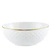 Anna Weatherley Empire Gold Trim Porcelain Bowl In White/gold