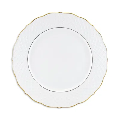 Anna Weatherley Empire Gold Trim Service Plate In White Gold