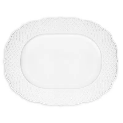 Anna Weatherley Empire White Oval Platter, Large