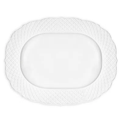 Anna Weatherley Empire White Oval Platter, Medium