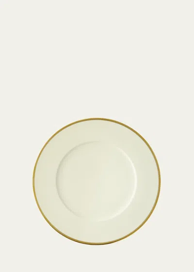 Anna Weatherley Porcelain And 24k Gold Charger In Ecru