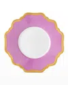 Anna Weatherley Purple Orchard Saucer In Multi