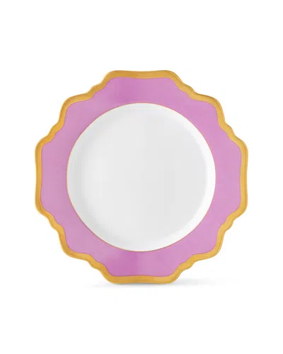 Anna Weatherley Purple Rimmed Bread & Butter Plate