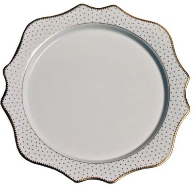 ANNA WEATHERLEY ANNA WEATHERLEY SIMPLY ANNA ANTIQUE POLKA CHARGER PLATE