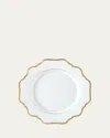Anna Weatherley Simply Anna Antique Porcelain Bread & Butter Plate In White/gold